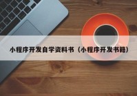 小程序开发自学资料书（小程序开发书籍）