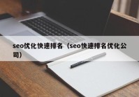 seo优化快速排名（seo快速排名优化公司）