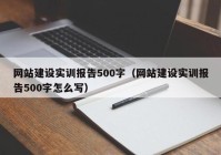 网站建设实训报告500字（网站建设实训报告500字怎么写）