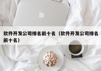 软件开发公司排名前十名（软件开发公司排名前十名）