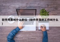 软件开发叫什么职位（软件开发的工作叫什么）